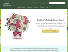Tablet Screenshot of mainstreetfloristandgifts.com